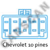 Conector de Diagnóstio Chevrolet 10 pines